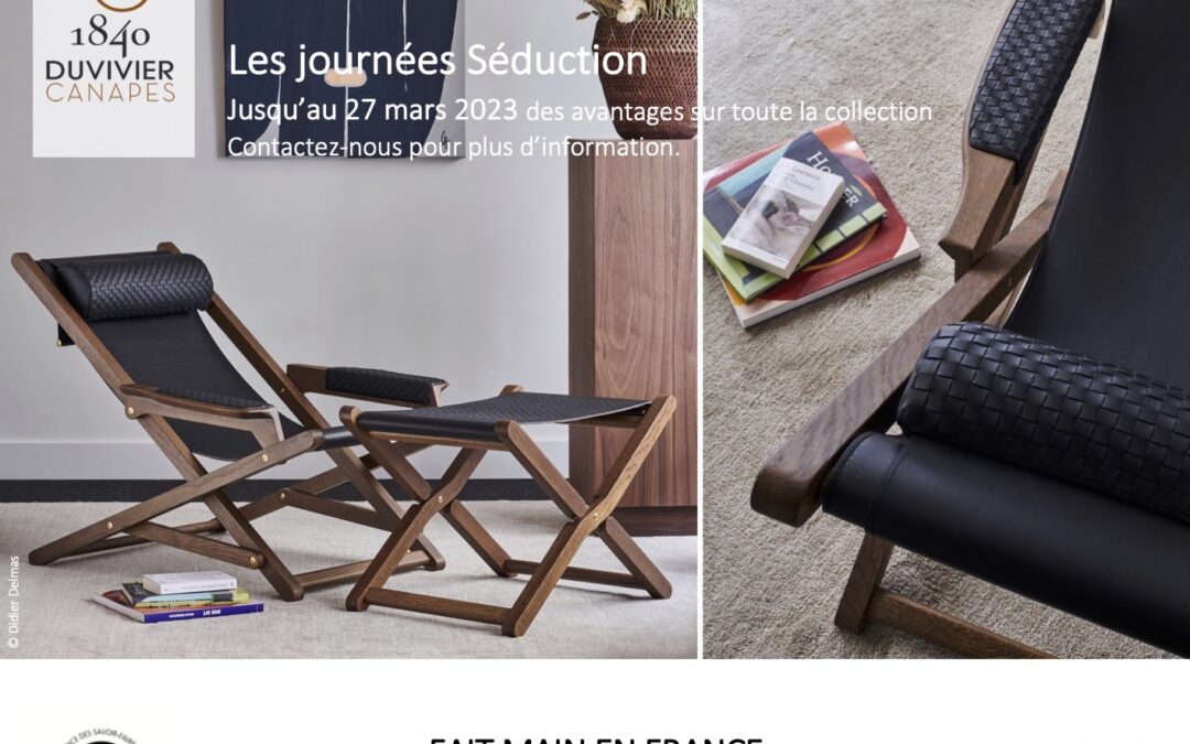 Une grande marque française de mobilier – DUVIVIER Canapés
