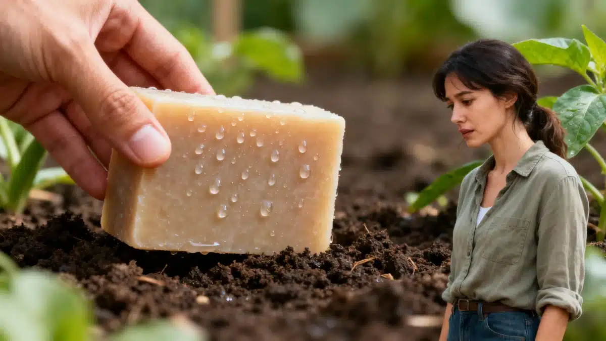 J’ai testé l’astuce du savon dans le jardin : le résultat m’a bluffé