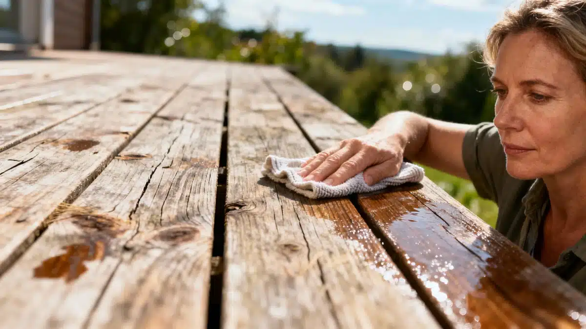 Protéger sa terrasse en bois : la solution enfin révélée contre le grisaillement et les dégâts du temps